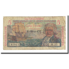 Guadeloupe, 5 Francs, Undated (1947), F(12-15), KM:31