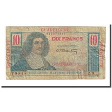 Guadeloupe, 10 Francs, Undated (1947), F(12-15), KM:32
