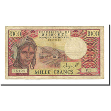 Banconote, Gibuti, 1000 Francs, Undated (1979), KM:37a, MB+
