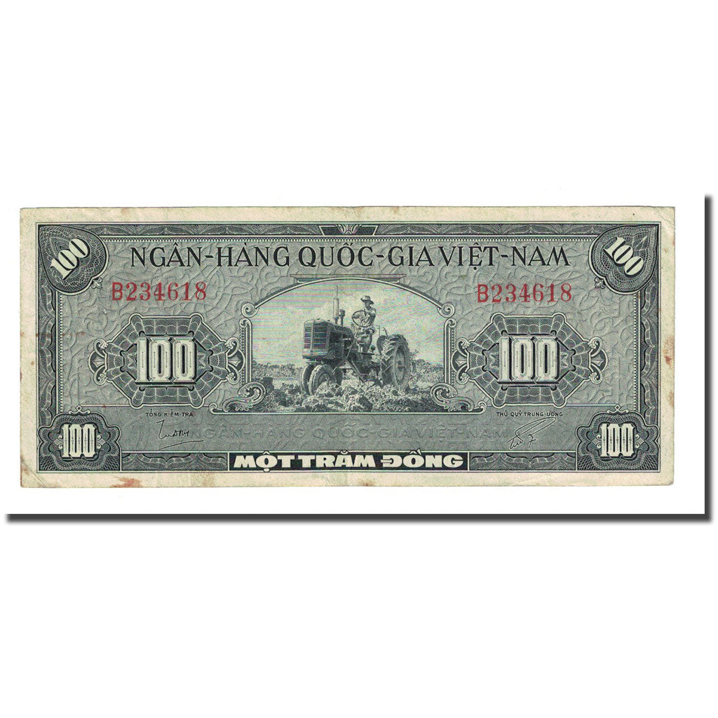 Banknote, Vietnam, 100 D<ox>ng, Undated (1946), KM:8a, VF(20-25)