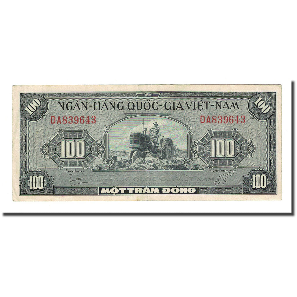 Banknote, Vietnam, 100 D<ox>ng, Undated (1946), KM:8a, VF(30-35)