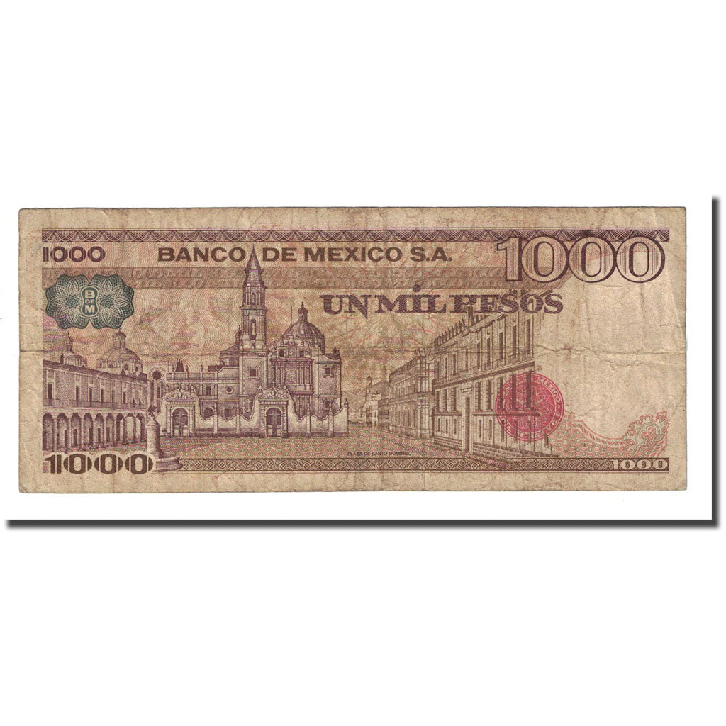 Banknote, Mexico, 1000 Pesos, 1982-03-25, KM:76d, VF(20-25)
