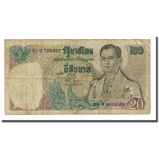 Geldschein, Thailand, 20 Baht, Undated (1971-81), KM:84a, SGE+