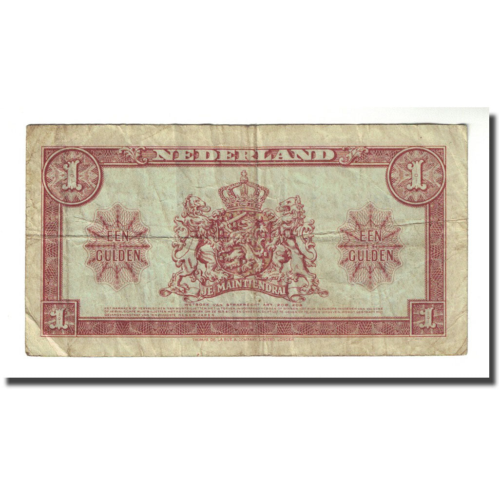 Banknote, Netherlands, 1 Gulden, 1945-05-18, KM:70, VG(8-10)