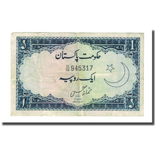 Banknote, Pakistan, 1 Rupee, ND (1953-1963), KM:9, VF(30-35)