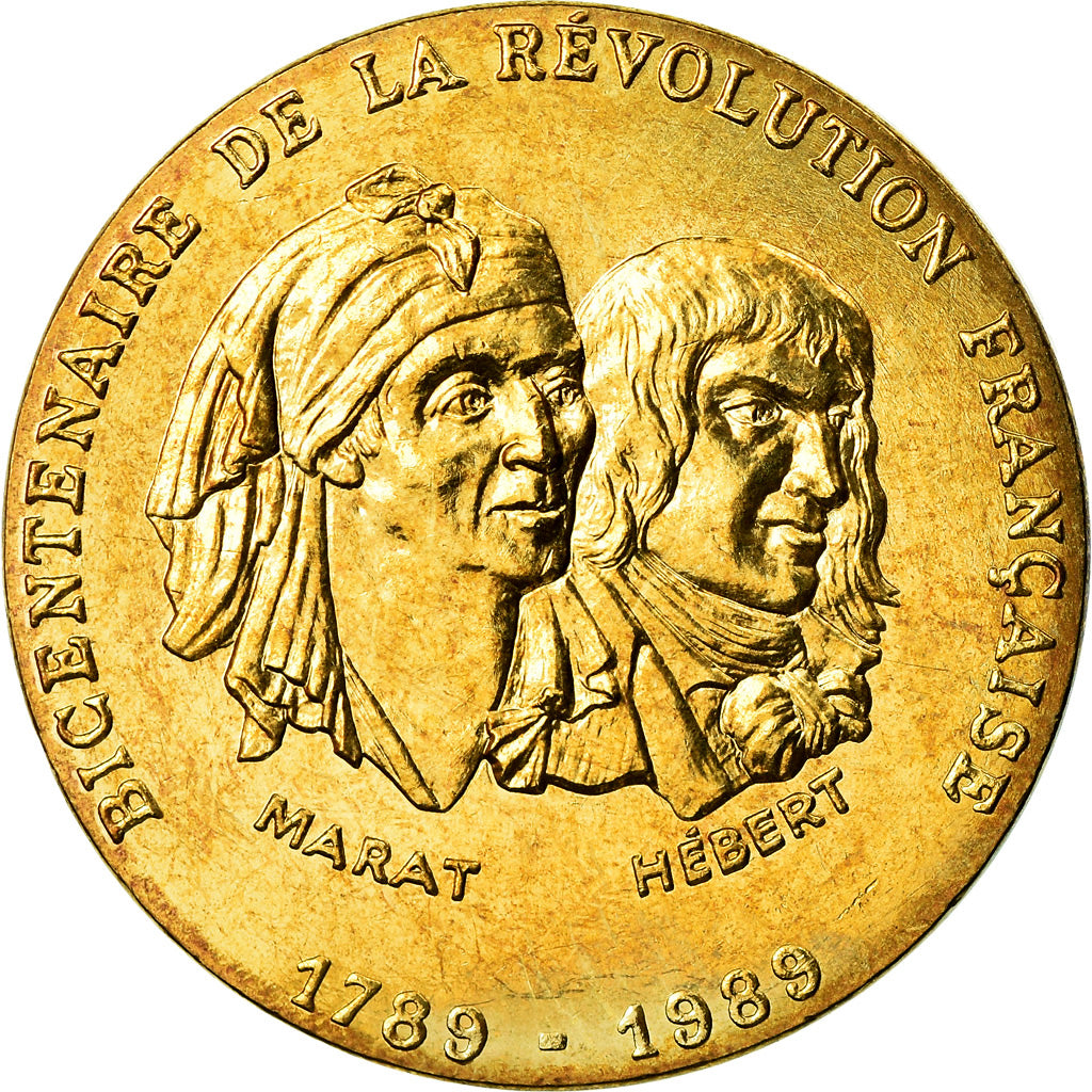 France, Jeton, Révolution Française, Marat / Hébert, History, MDP, SPL+