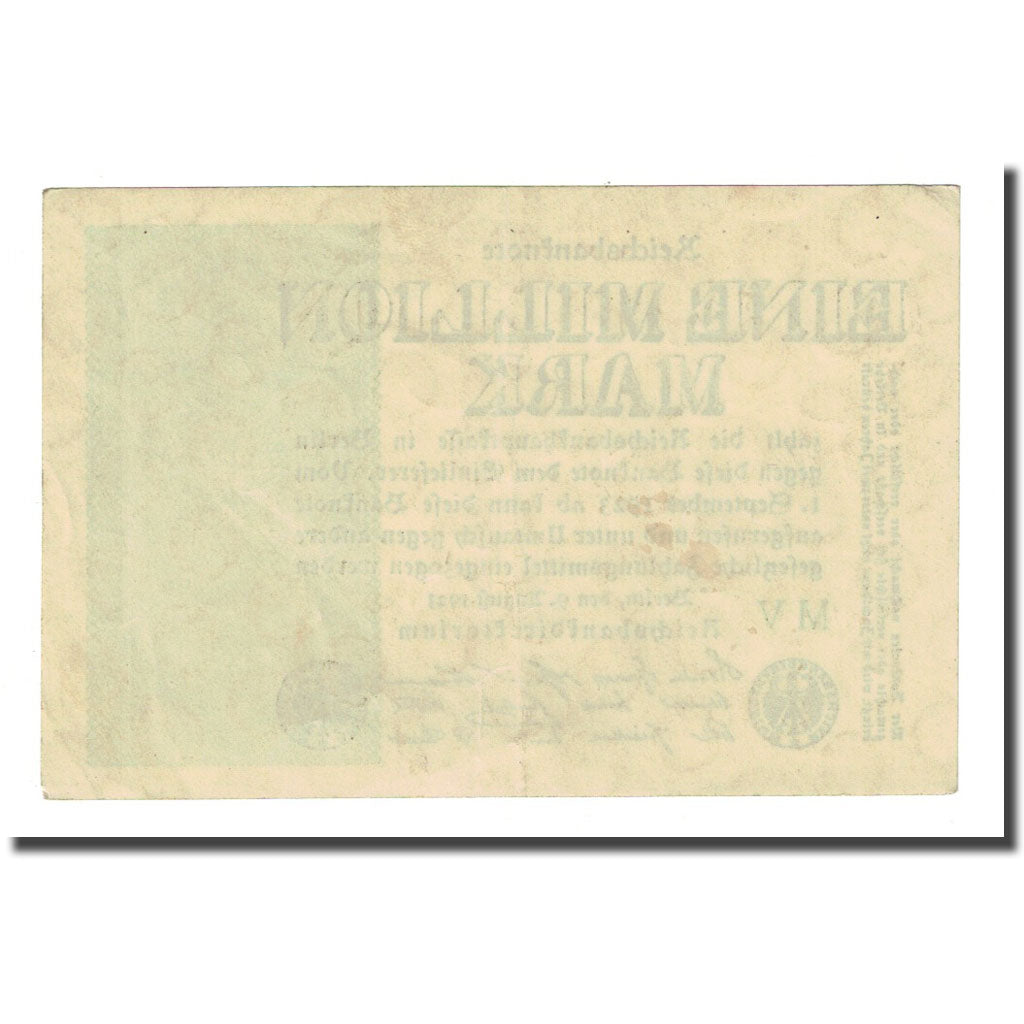 Banknote, Germany, 1 Million Mark, 1923-08-09, KM:101, EF(40-45)