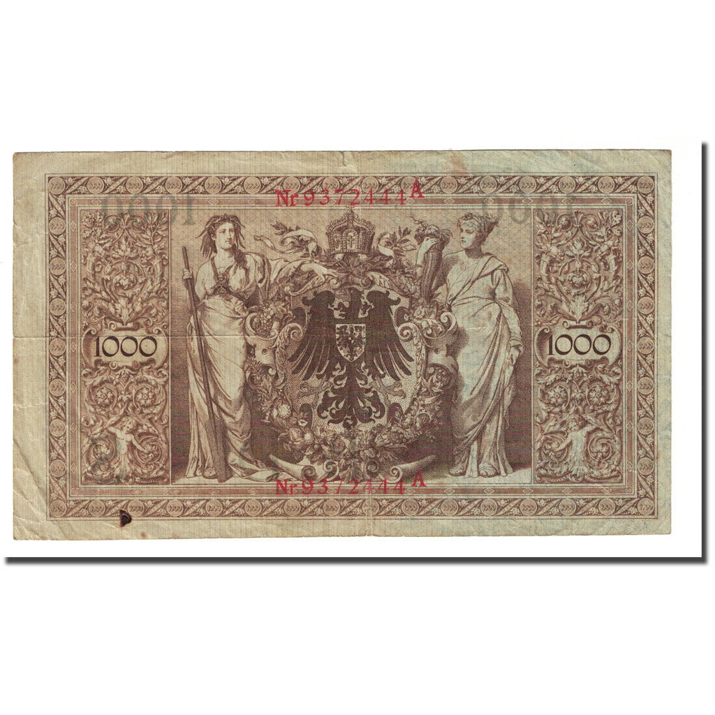 Banconote, Germania, 1000 Mark, 1910-04-21, KM:45b, MB