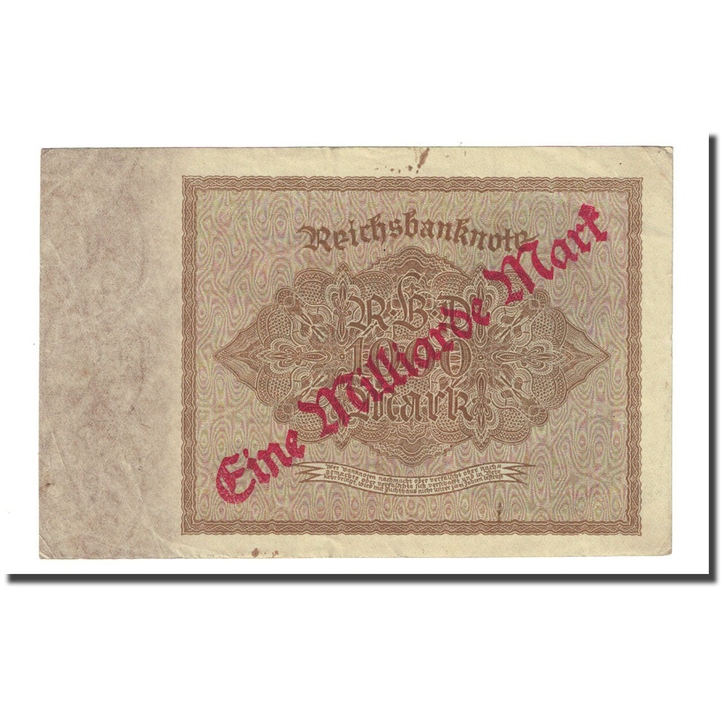 Banknote, Germany, 1 Milliarde Mark on 1000 Mark, 1922-09, KM:113b, VF(20-25)