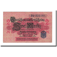 Banconote, Germania, 2 Mark, 1914-08-12, KM:55, BB