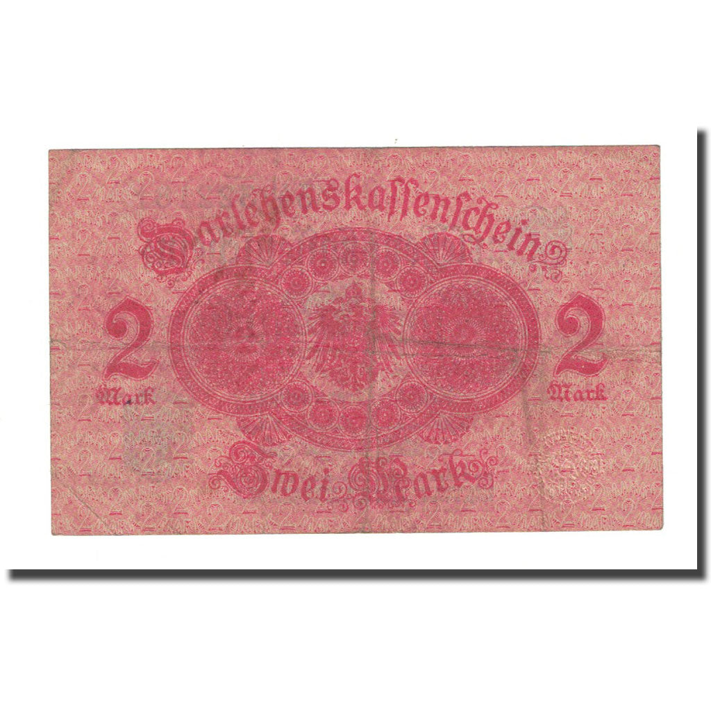 Banconote, Germania, 2 Mark, 1914-08-12, KM:55, BB