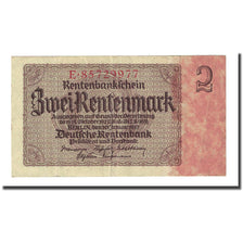 Banknote, Germany, 2 Rentenmark, 1937-01-30, KM:174b, VF(20-25)