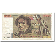 France, 100 Francs, 100 F 1978-1995 ''Delacroix'', 1978, VF(30-35)