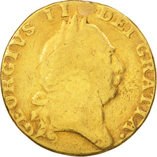 Great Britain, George III, Guinea, 1787, VG(8-10), Gold, KM:609