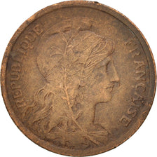 France, Dupuis, 2 Centimes, 1901, Paris, EF(40-45), Bronze, KM:841, Gadoury:107