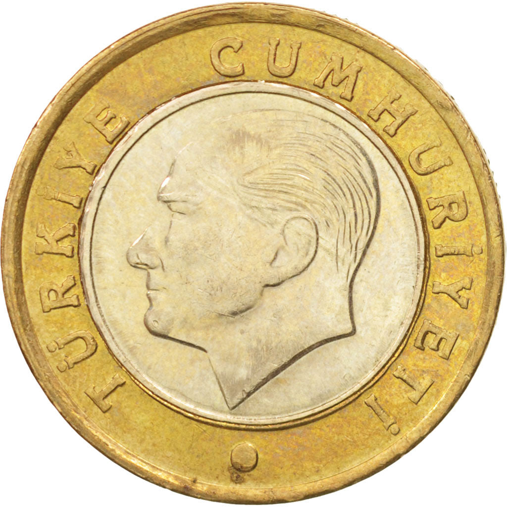 Turkey, Lira, 2011, AU(50-53), Bi-Metallic, KM:1244