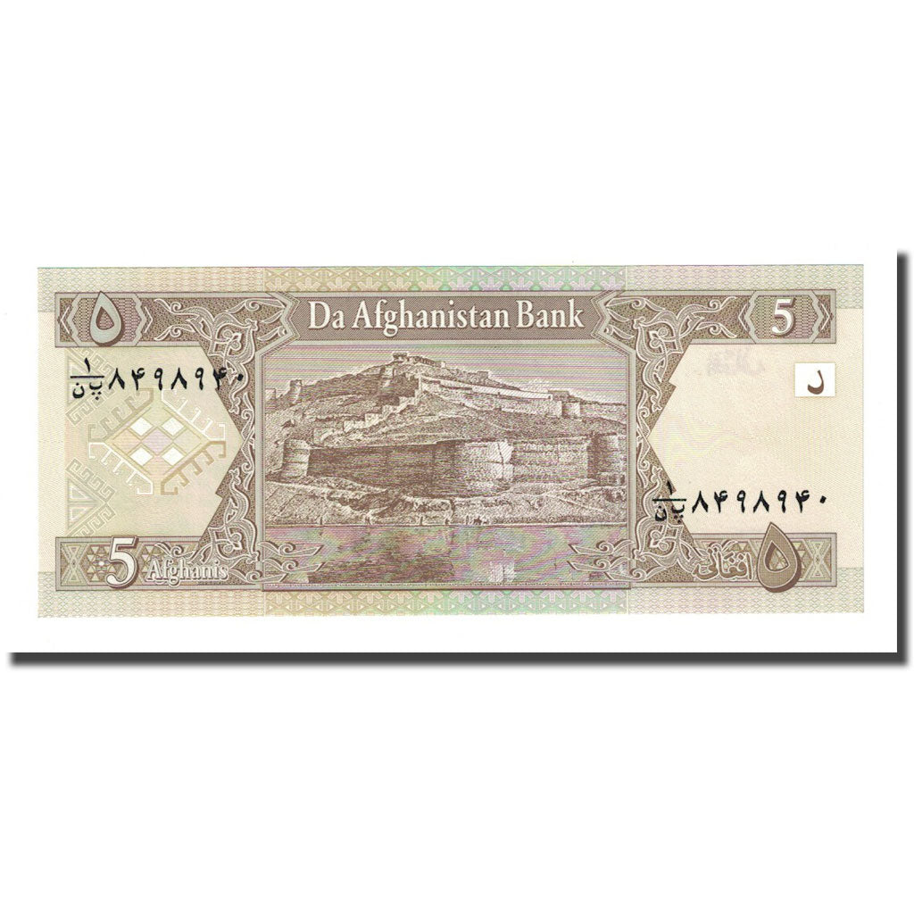 Banknote, Afghanistan, 5 Afghanis, 2004, KM:66b, UNC(65-70)
