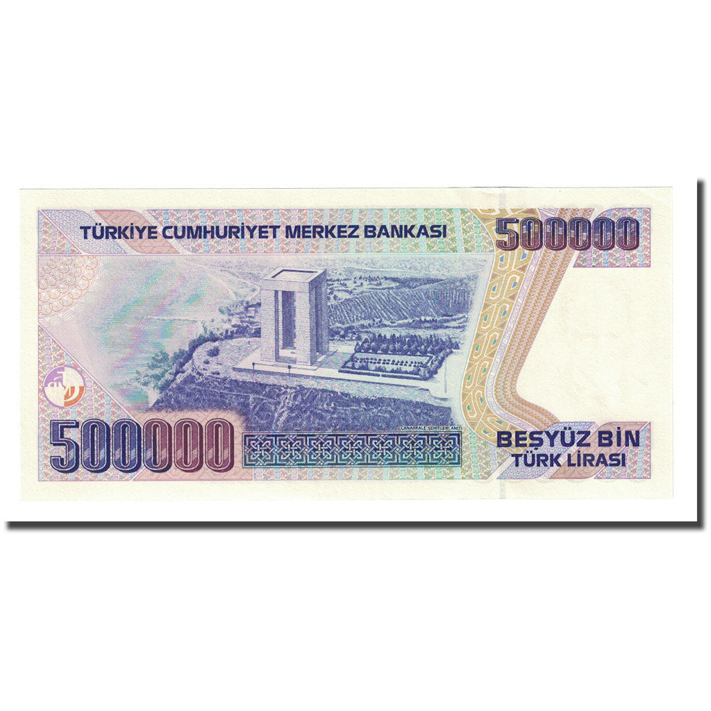 Banknote, Turkey, 500,000 Lira, L.1970, KM:212, UNC(65-70)