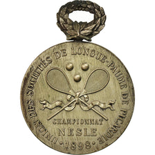Frankrijk, Medaille, Sociétés de Longue-Paume de Picardie, Nesle, Sports &