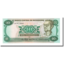 Geldschein, Nicaragua, 10 Cordobas, 1985, KM:151, UNZ