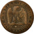 Moneda, Francia, Napoleon III, Napoléon III, 5 Centimes, 1861, Bordeaux, BC