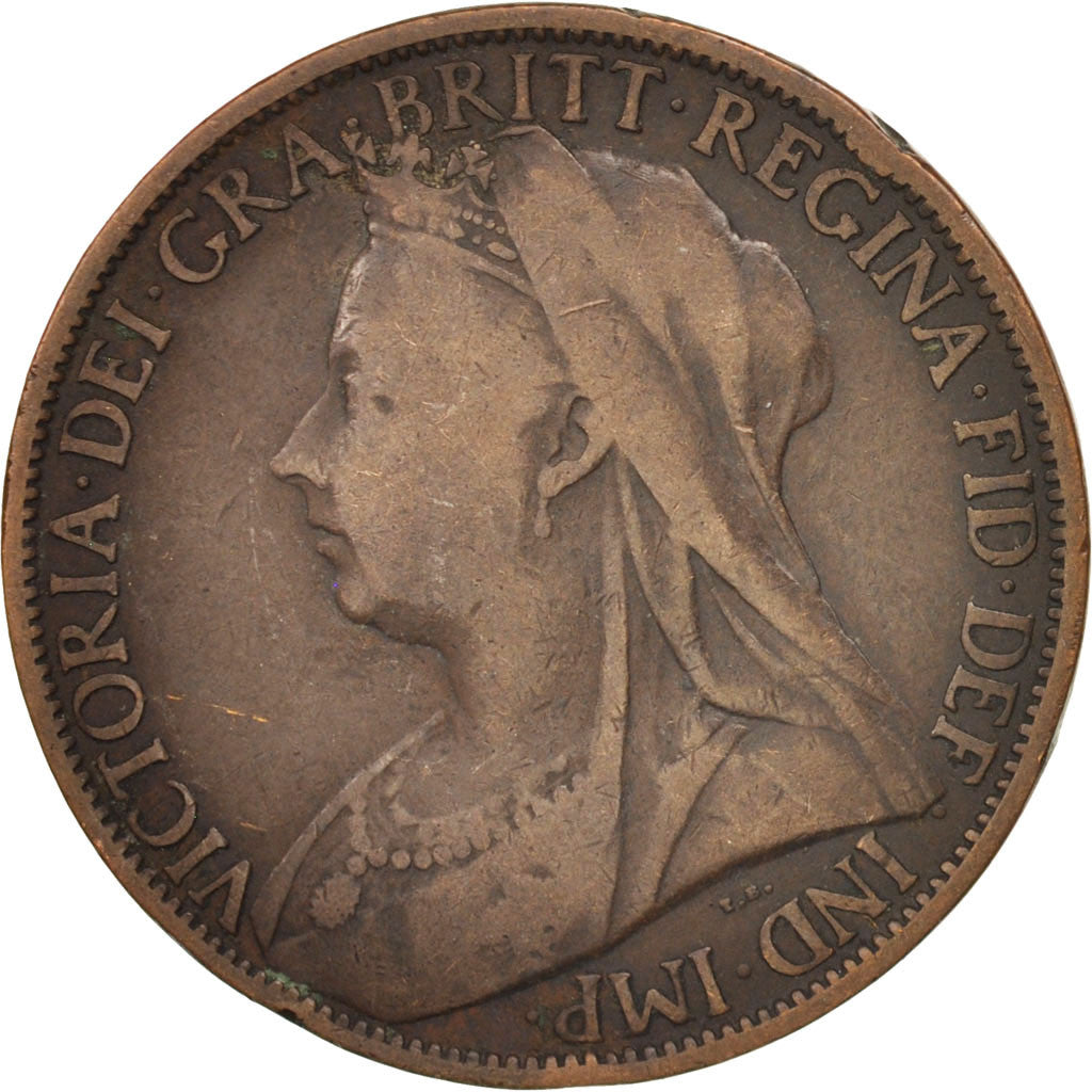 Great Britain, Victoria, Penny, 1899, VF(30-35), Bronze, KM:790