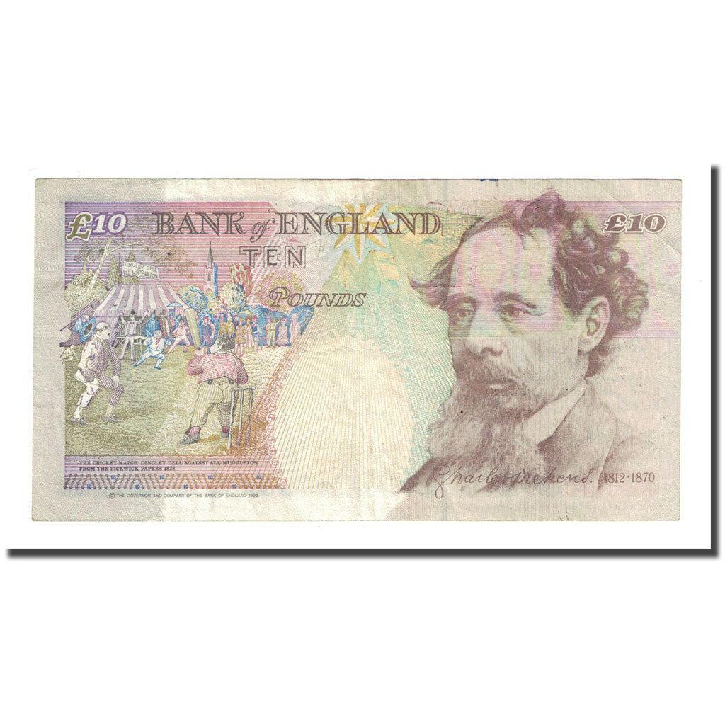 Banknote, Great Britain, 10 Pounds, 1993-2000, KM:386a, EF(40-45)