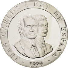Spain, Juan Carlos I, 2000 Pesetas, 1990, Madrid, MS(65-70), Silver, KM:867