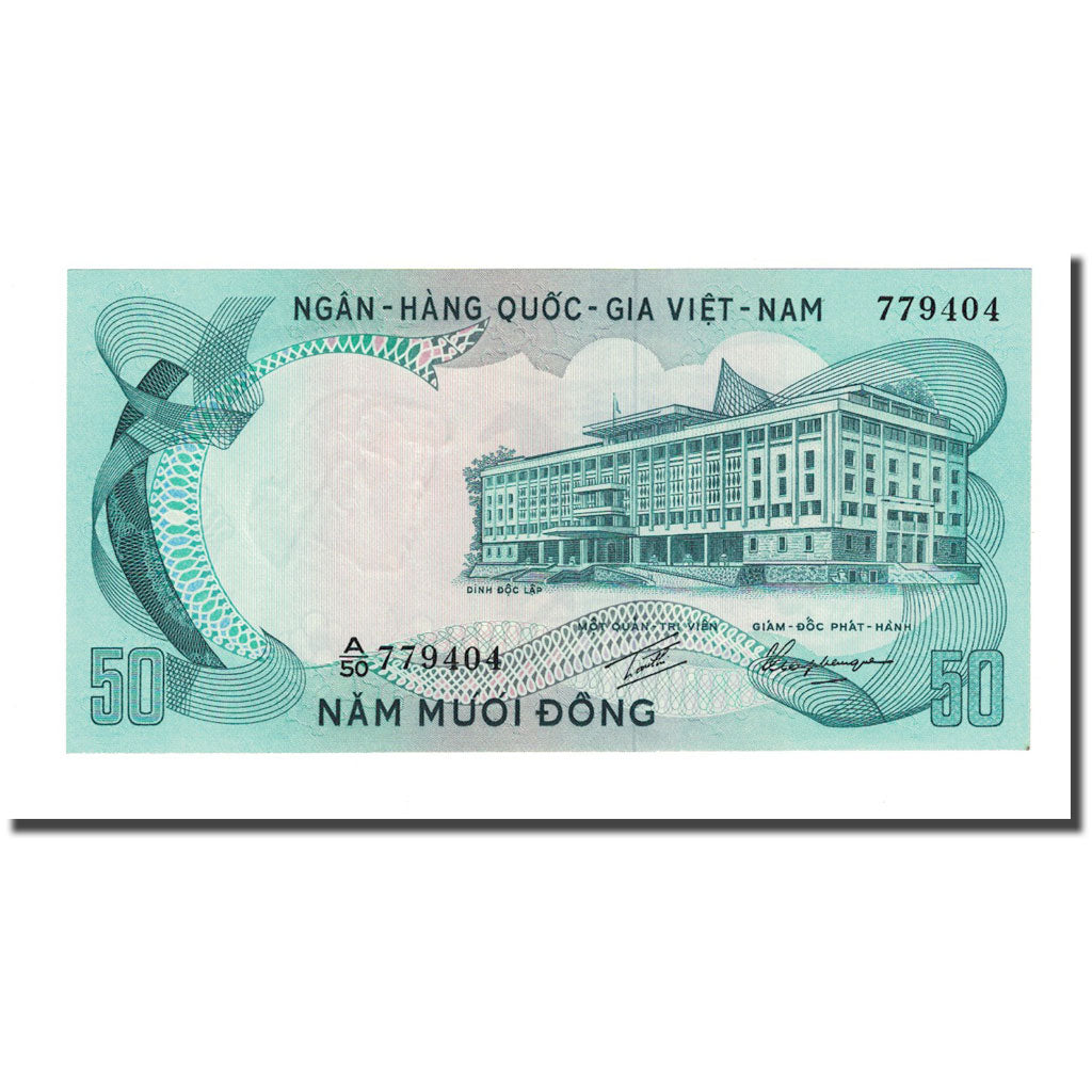 Billet, South Viet Nam, 50 D<ox>ng, Undated (1972), KM:30a, NEUF