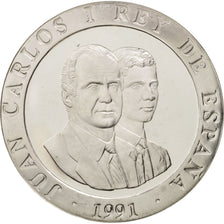 Moneda, España, Juan Carlos I, 2000 Pesetas, 1991, Madrid, FDC, Plata, KM:890