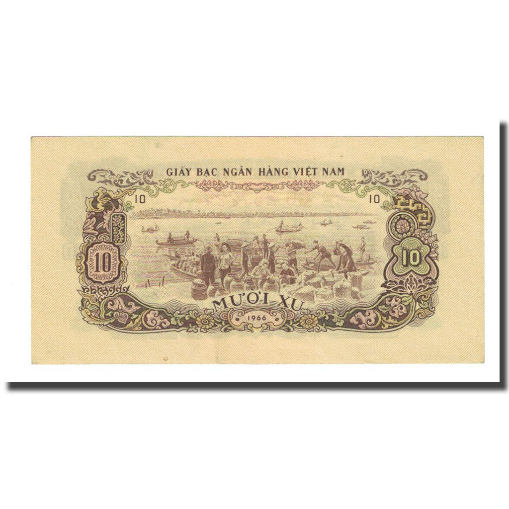 Banknote, South Viet Nam, 10 Xu, 1966 (1975), KM:37a, UNC(65-70)