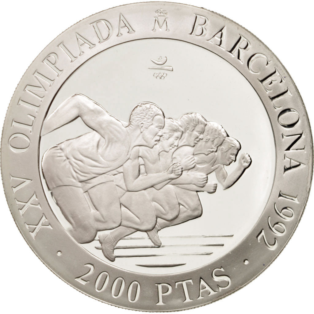 Coin, Spain, Juan Carlos I, 2000 Pesetas, 1992, Madrid, MS(65-70), Silver
