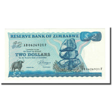 Geldschein, Simbabwe, 2 Dollars, 1983, KM:1b, UNZ