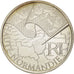 France, 10 Euro Haute-Normandie, 2010, MS(60-62), Silver, KM:1656