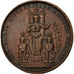 France, Token, Masonic, Orient de Paris, Loge d'Isis, 1808, EF(40-45), Copper
