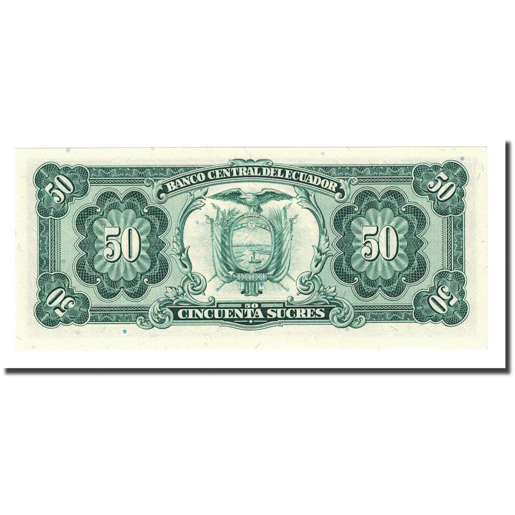 Banknote, Ecuador, 50 Sucres, 1988-11-22, KM:122a, UNC(65-70)