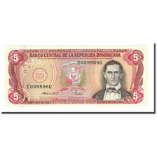 Banknote, Dominican Republic, 5 Pesos Oro, 1988, KM:118c, UNC(65-70)