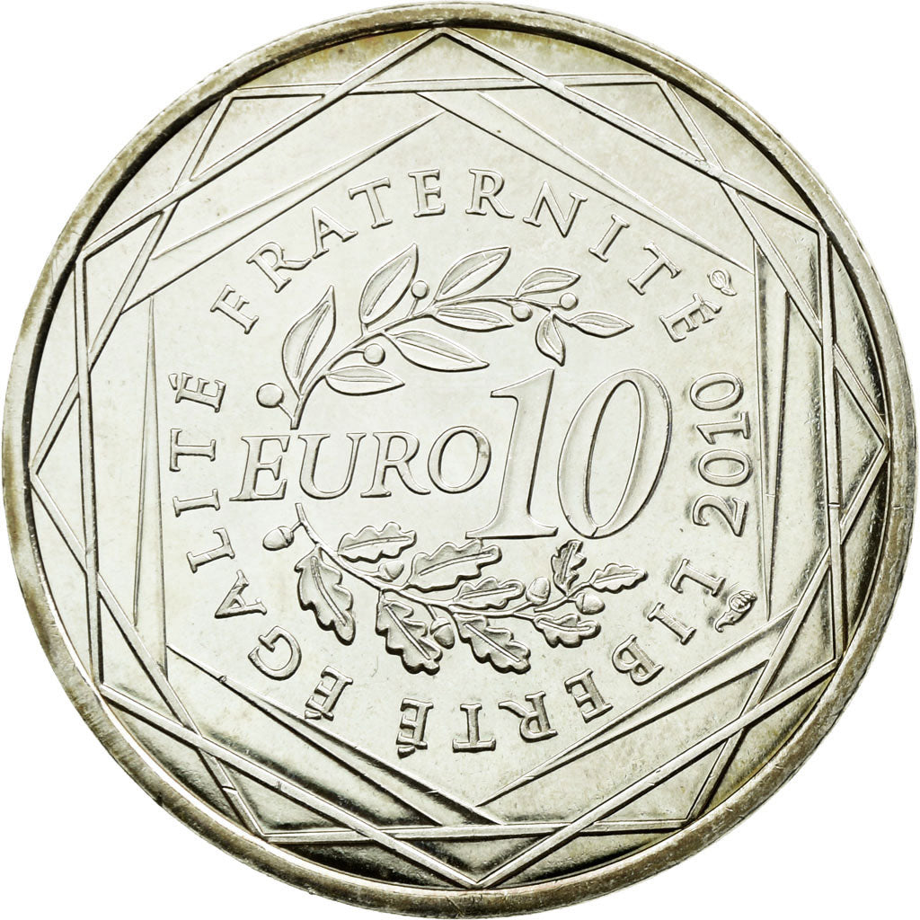 Moneta, Francia, 10 Euro, 2010, SPL, Argento, KM:1646