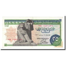 Banknote, Egypt, 25 Piastres, 1967-75, KM:42, AU(55-58)