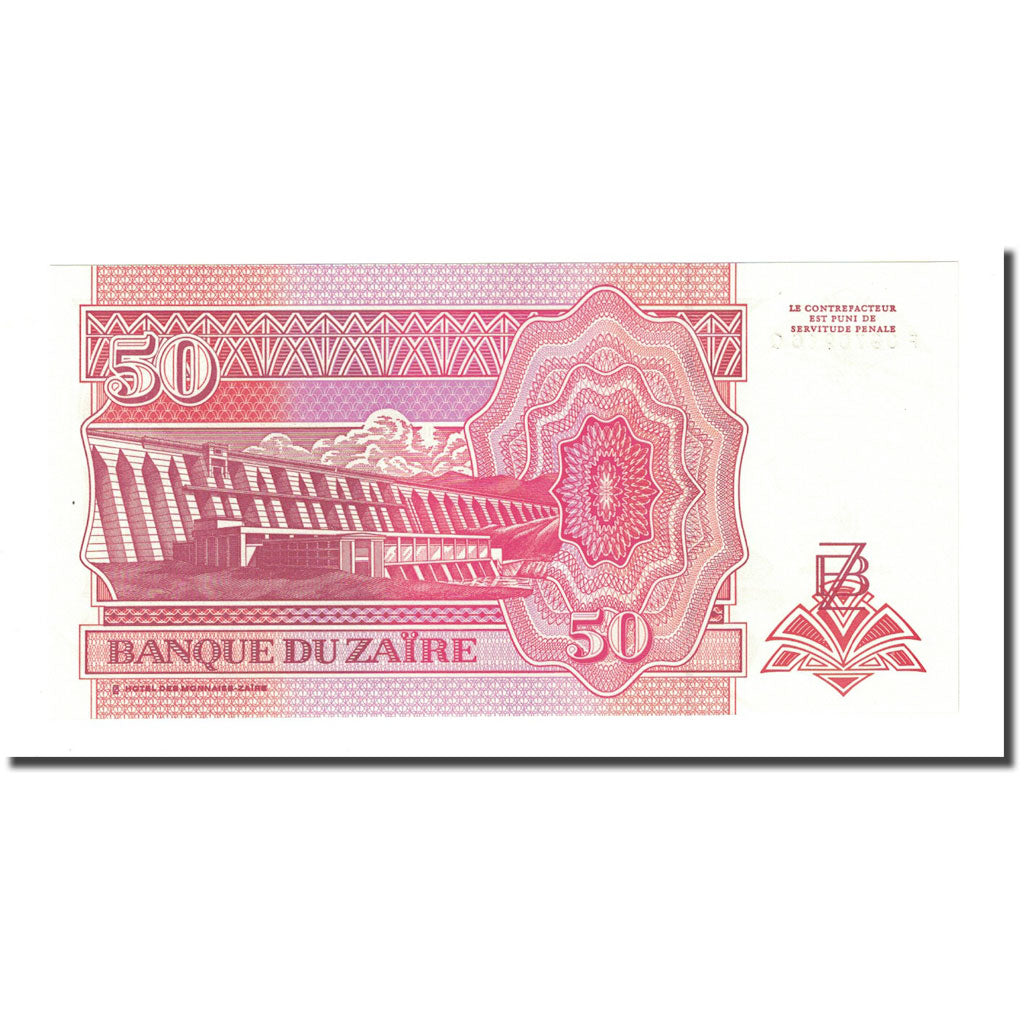 Banconote, Zaire, 50 Nouveaux Zaïres, 1994-02-15, KM:59a, FDS