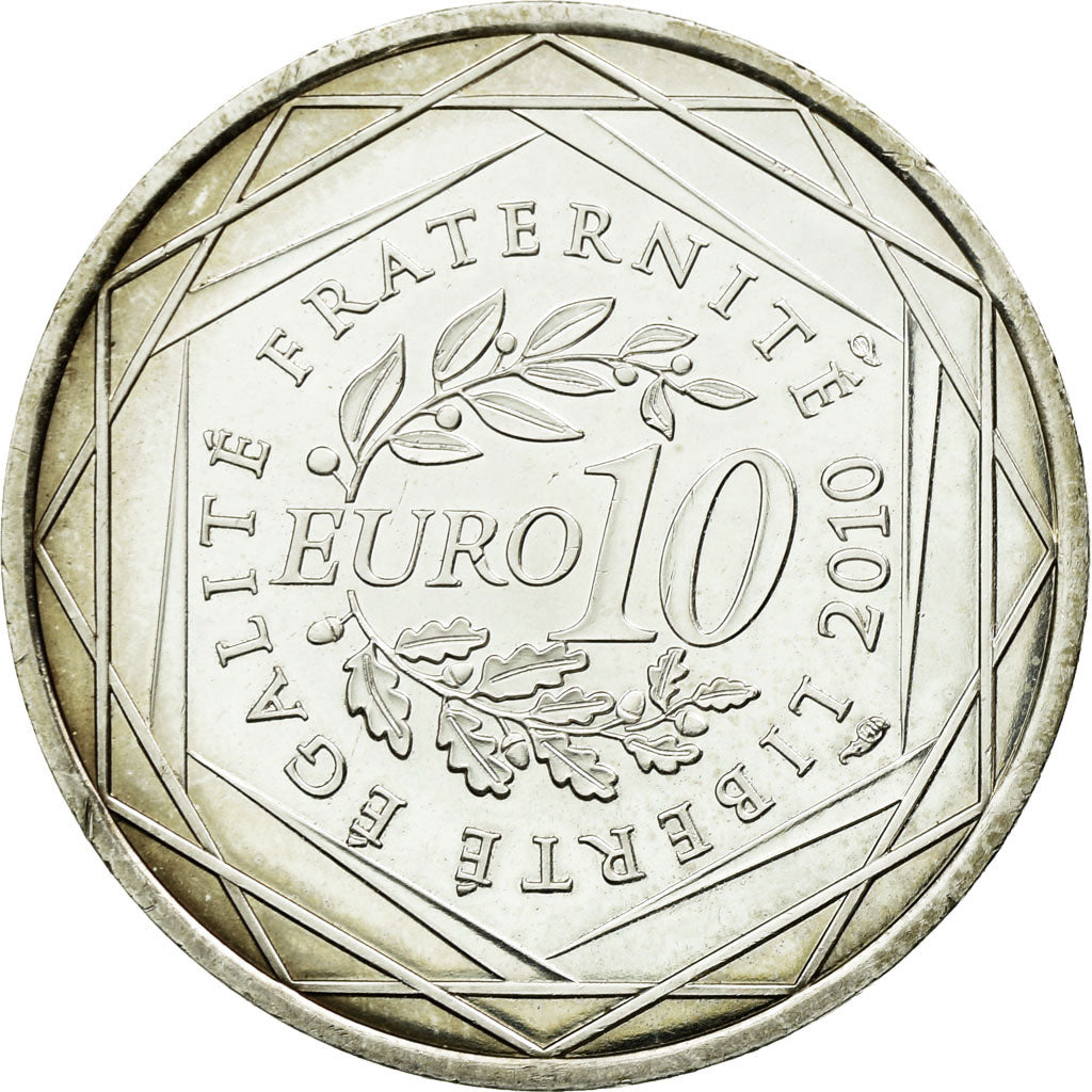 Coin, France, 10 Euro, 2010, MS(60-62), Silver, KM:1653