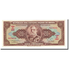 Banknote, Brazil, 20 Cruzeiros, Undated (1955-61), KM:160a, UNC(65-70)