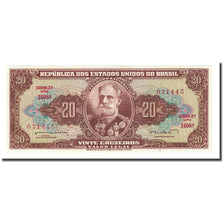 Banknote, Brazil, 20 Cruzeiros, Undated (1962), KM:178, UNC(65-70)