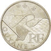 France, 10 Euro Guyane, 2010, MS(60-62), Silver, KM:1654