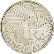 France, 10 Euro Champagne-Ardennes, 2010, MS(60-62), Silver, KM:1651