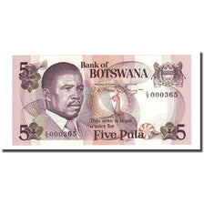 Billet, Botswana, 5 Pula, Undated (1982), KM:8a, NEUF