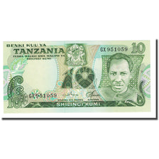 Biljet, Tanzania, 10 Shilingi, Undated (1978), KM:6c, NIEUW