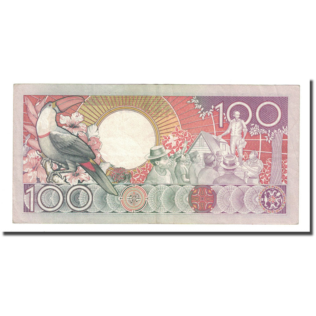 Banknote, Surinam, 100 Gulden, 1986-07-01, KM:133a, AU(55-58)