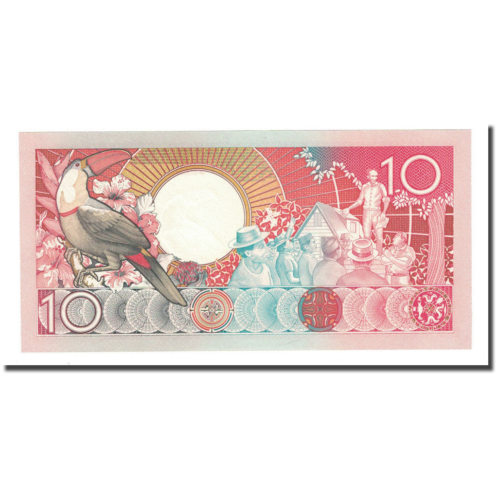 Banknote, Surinam, 10 Gulden, 1986-07-01, KM:131a, UNC(65-70)