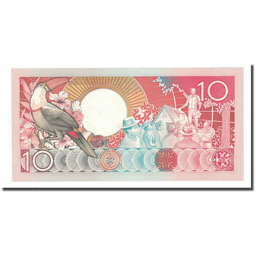 Banknote, Surinam, 10 Gulden, 1986-07-01, KM:131a, UNC(65-70)